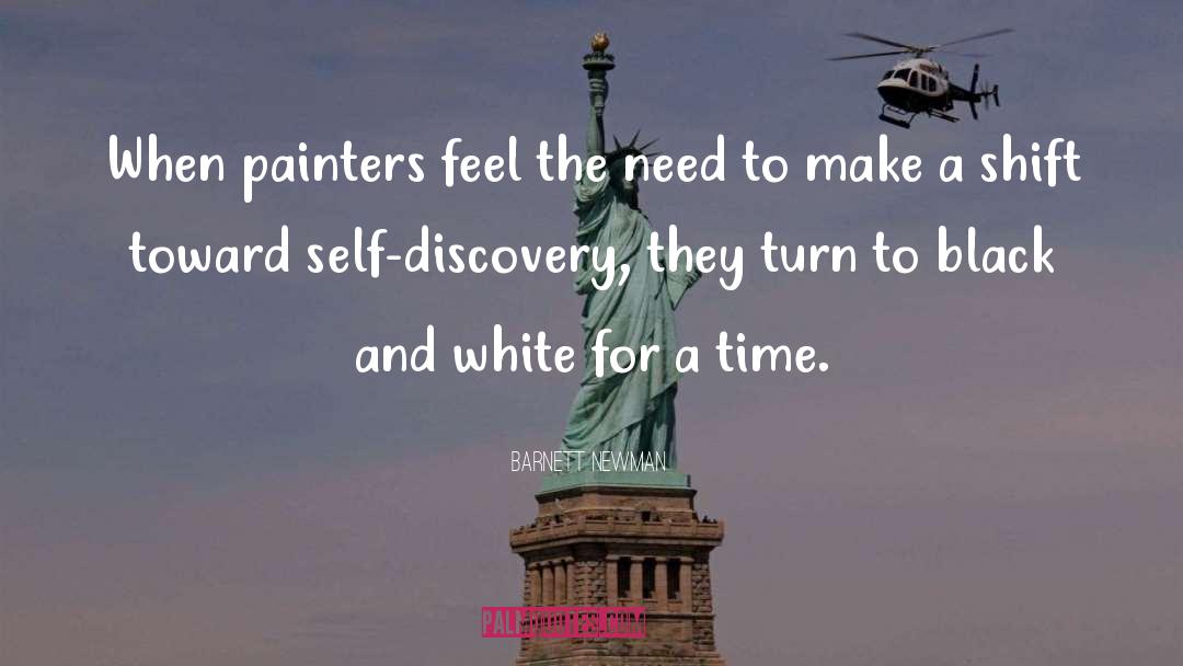 Discovery quotes by Barnett Newman