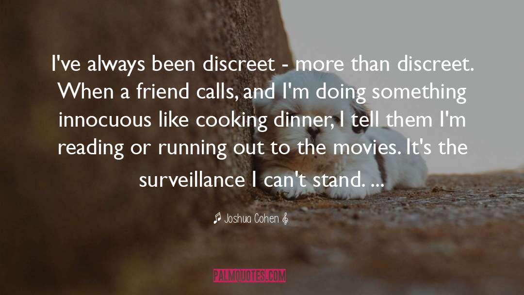 Discreet quotes by Joshua Cohen