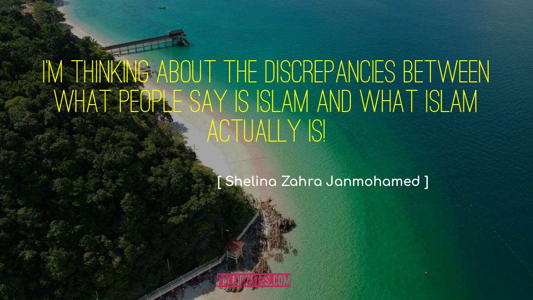 Discrepancies quotes by Shelina Zahra Janmohamed