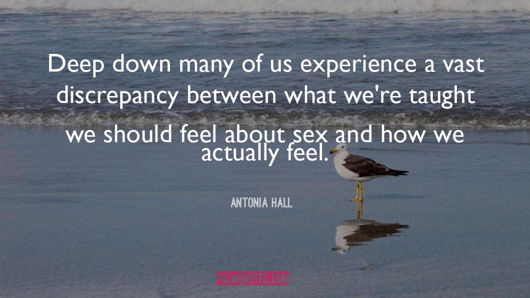 Discrepancy quotes by Antonia Hall