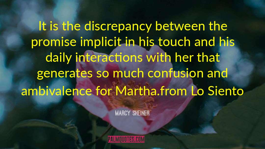 Discrepancy quotes by Marcy Sheiner