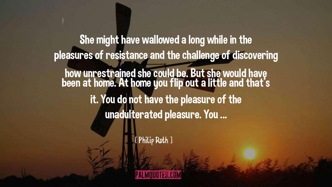 Discrepancy quotes by Philip Roth