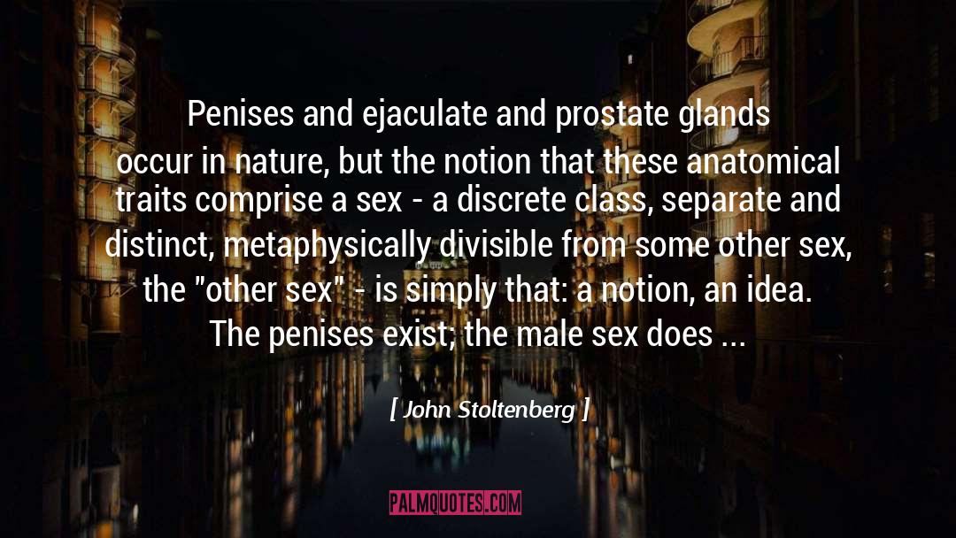 Discrete quotes by John Stoltenberg