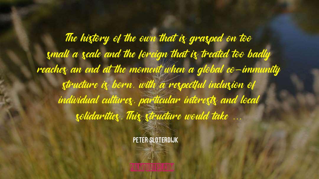 Discrete quotes by Peter Sloterdijk
