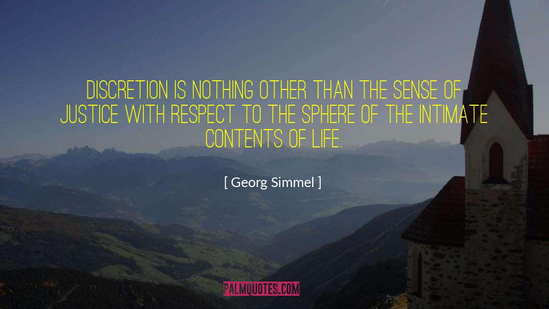 Discretion quotes by Georg Simmel