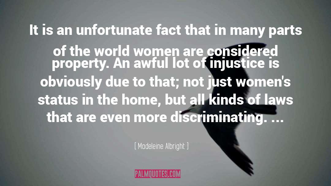 Discriminating quotes by Madeleine Albright