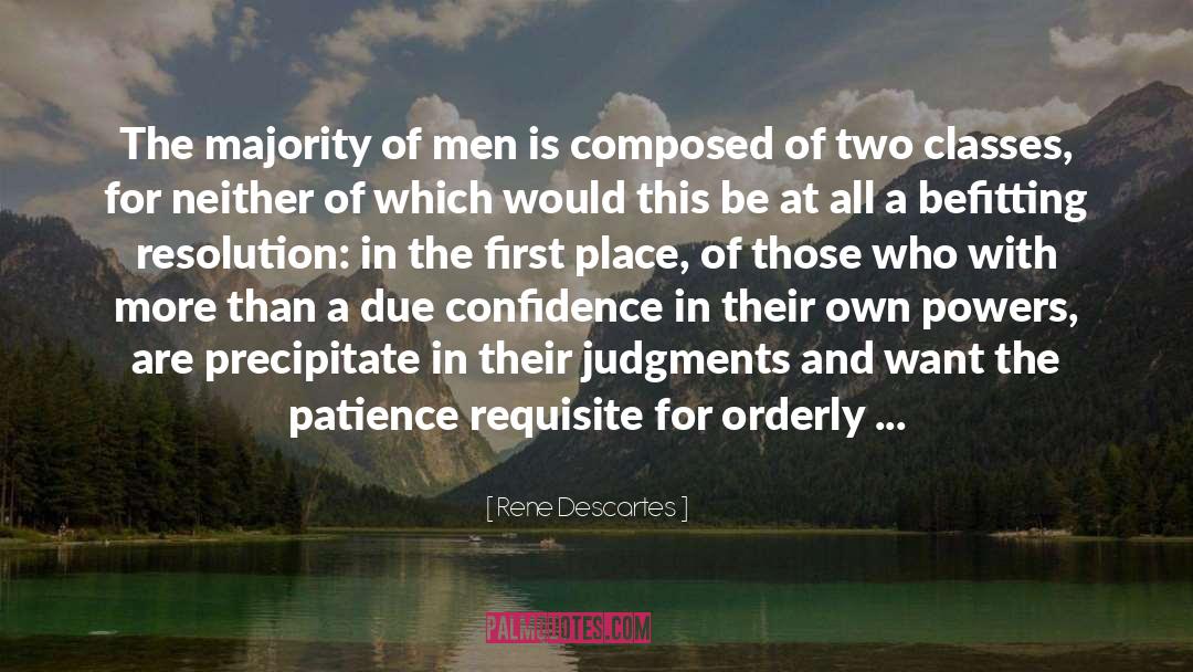 Discriminating quotes by Rene Descartes