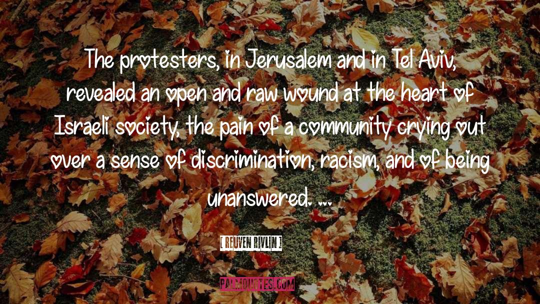 Discrimination quotes by Reuven Rivlin