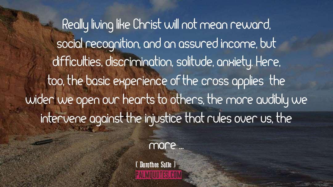 Discrimination quotes by Dorothee Solle