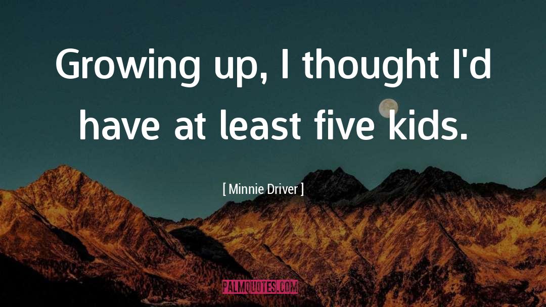 Discursive Thought quotes by Minnie Driver