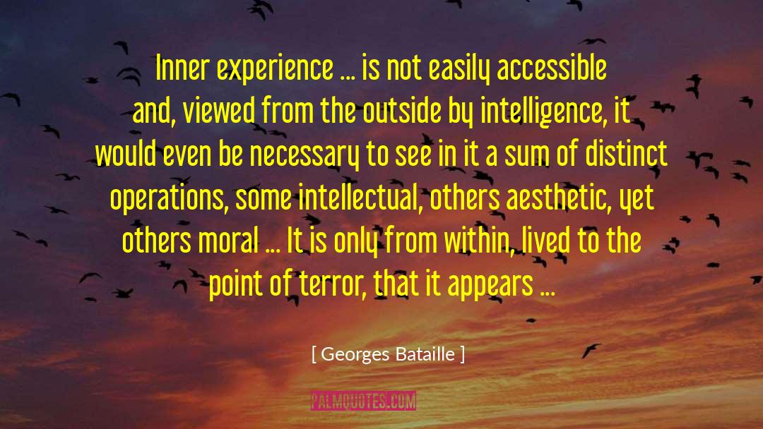 Discursive Thought quotes by Georges Bataille