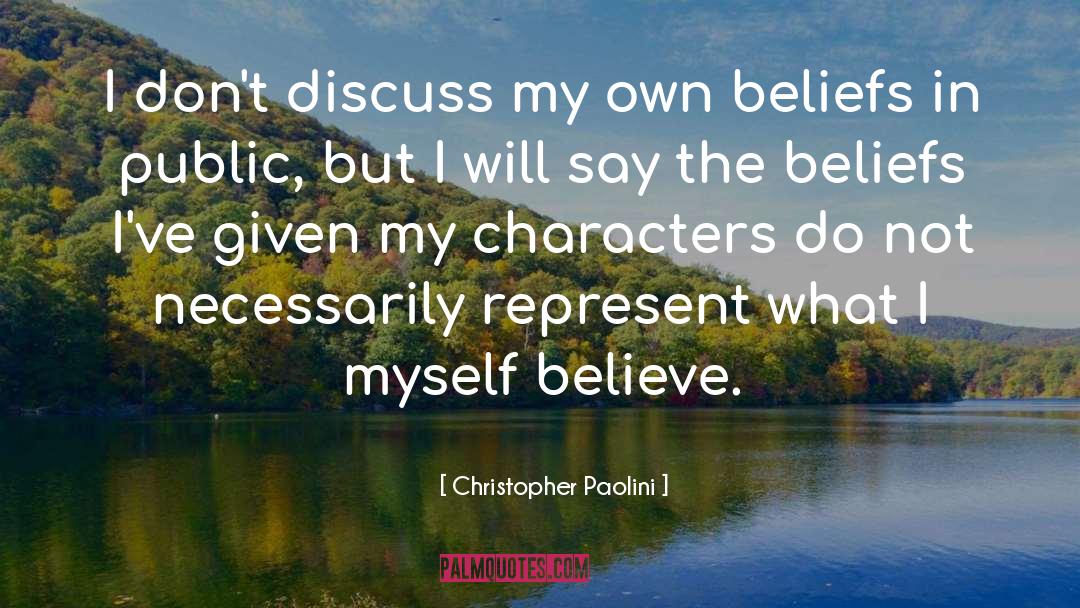 Discuss quotes by Christopher Paolini