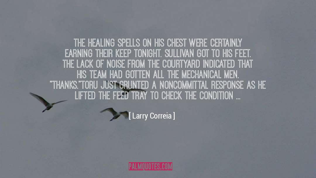Discuss quotes by Larry Correia