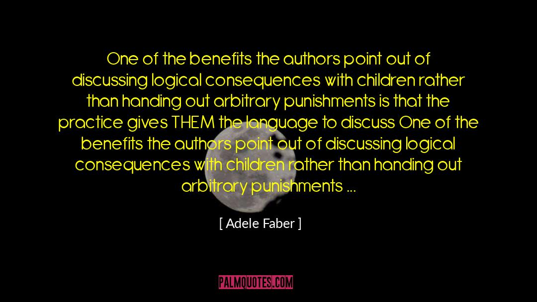 Discussing quotes by Adele Faber