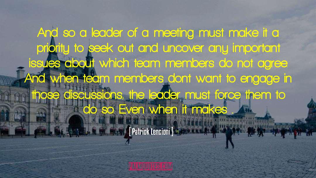 Discussions quotes by Patrick Lencioni