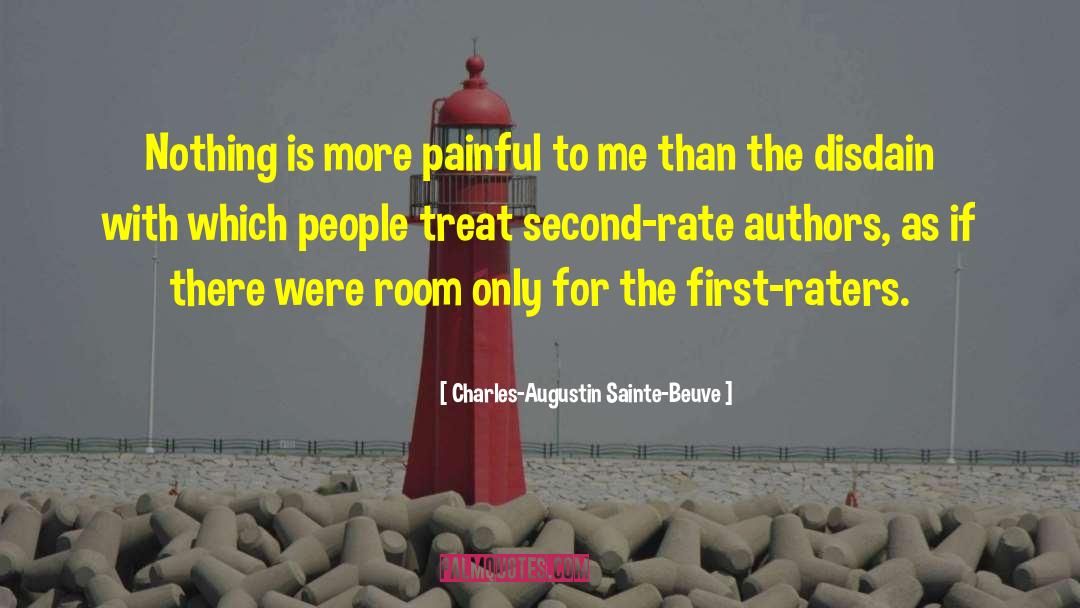 Disdain quotes by Charles-Augustin Sainte-Beuve