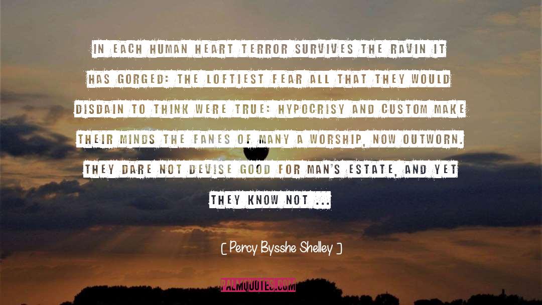Disdain quotes by Percy Bysshe Shelley