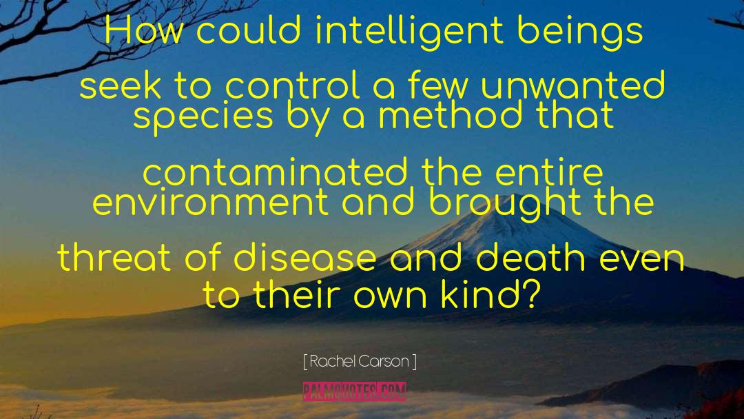 Disease And Death quotes by Rachel Carson