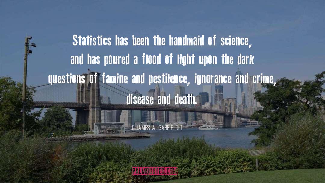 Disease And Death quotes by James A. Garfield
