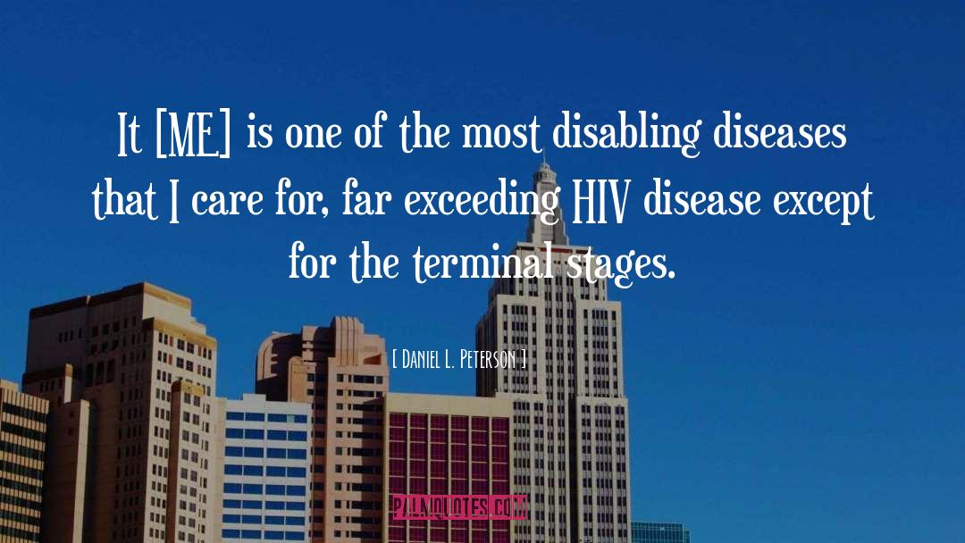 Diseases quotes by Daniel L. Peterson