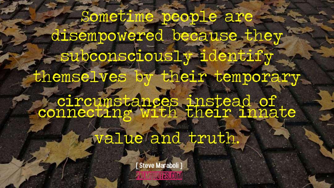 Disempowered quotes by Steve Maraboli