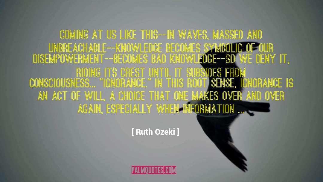 Disempowerment quotes by Ruth Ozeki