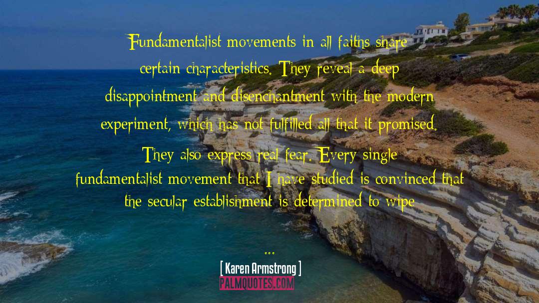 Disenchantment quotes by Karen Armstrong