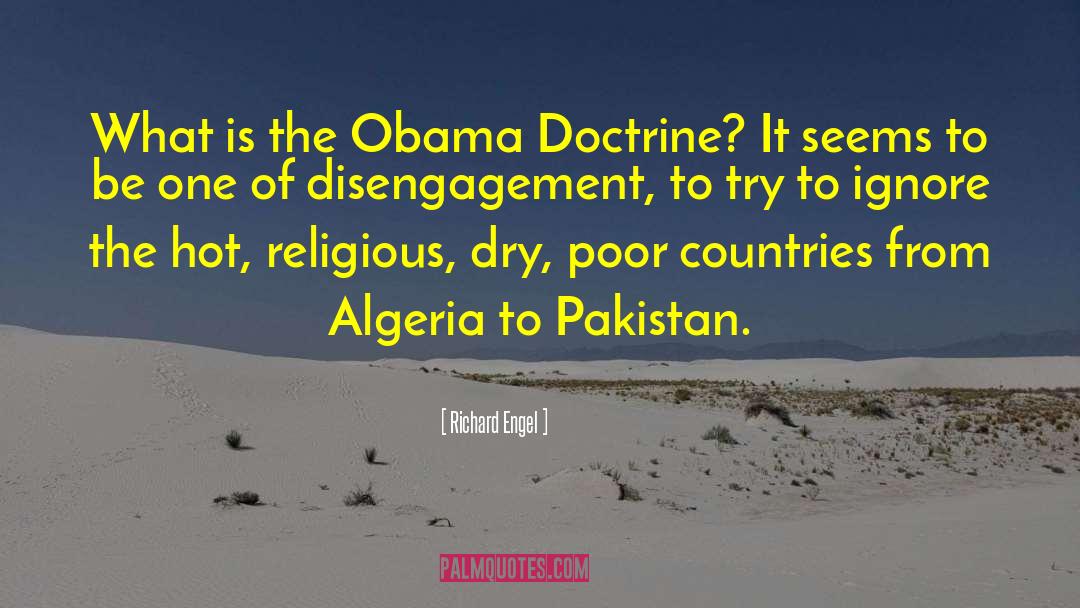 Disengagement quotes by Richard Engel