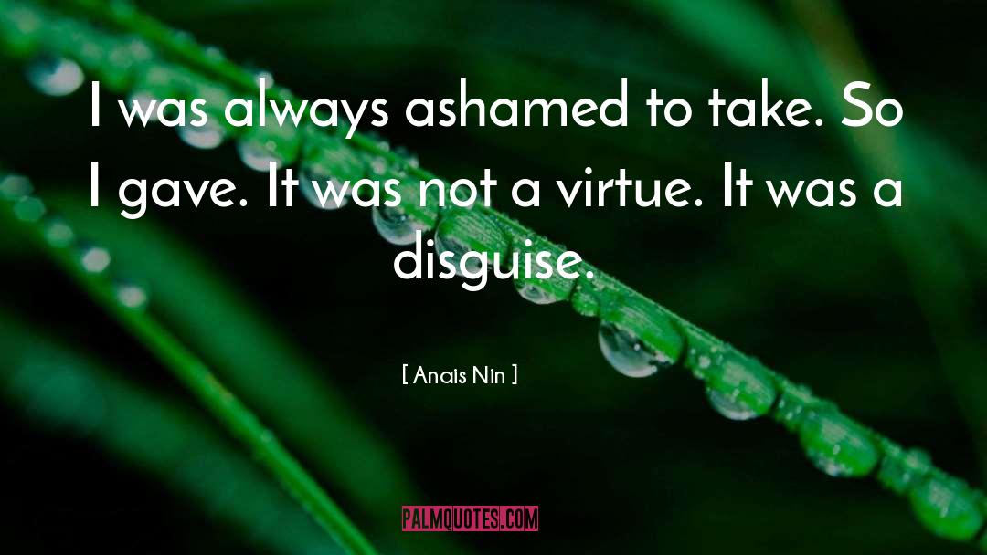 Disguise quotes by Anais Nin