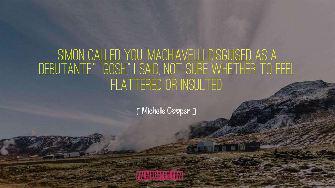 Disguised quotes by Michelle Cooper