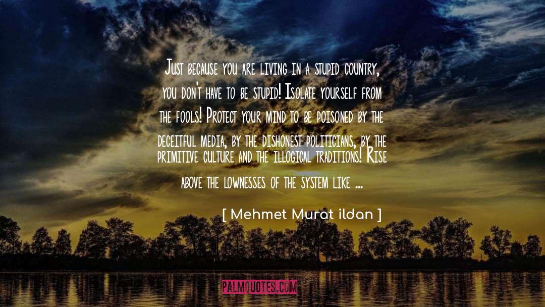 Dishonest quotes by Mehmet Murat Ildan