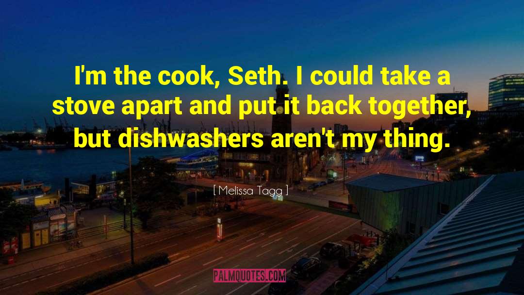 Dishwashers quotes by Melissa Tagg