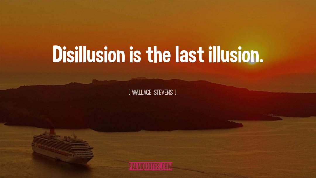 Disillusion quotes by Wallace Stevens