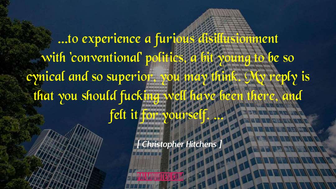 Disillusionment quotes by Christopher Hitchens