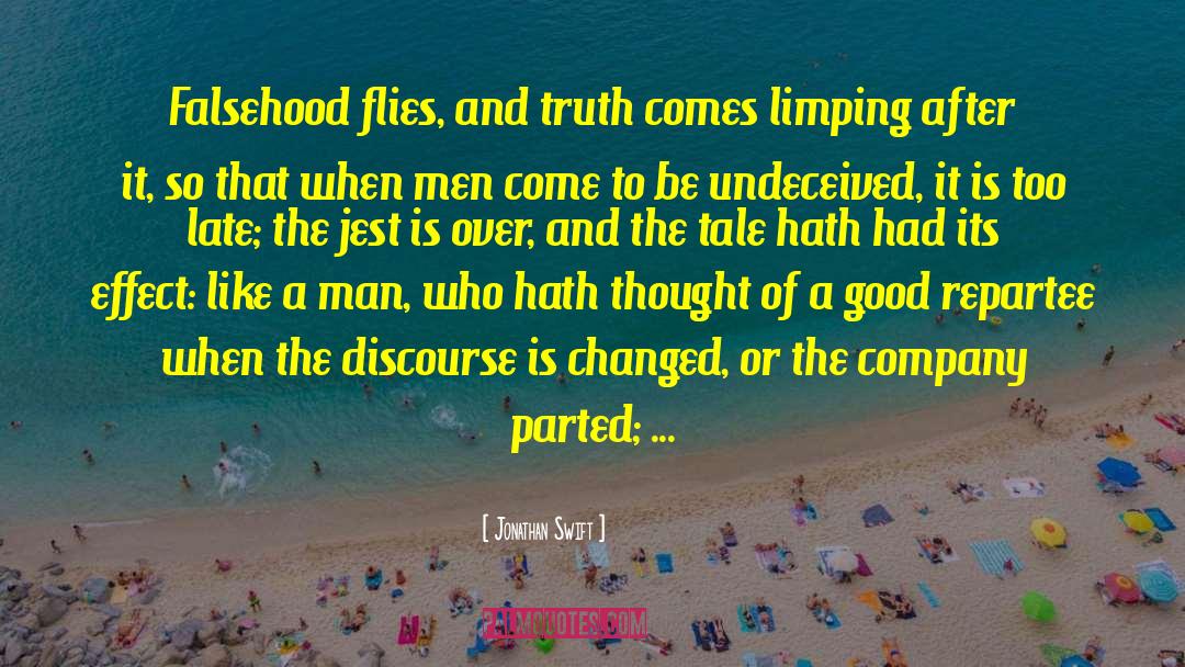Disinformation quotes by Jonathan Swift