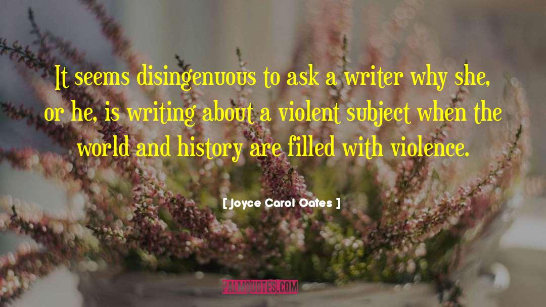 Disingenuous quotes by Joyce Carol Oates