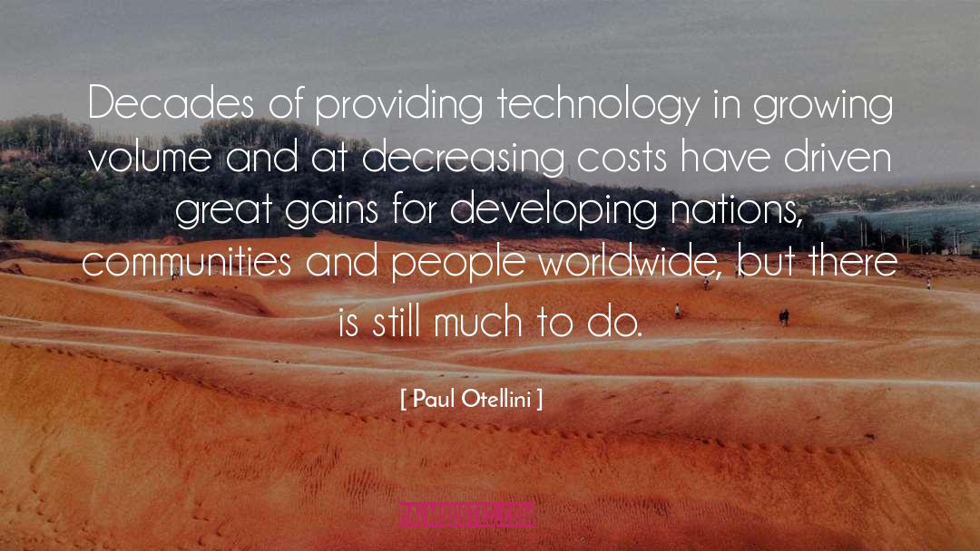 Disinvested Communities quotes by Paul Otellini