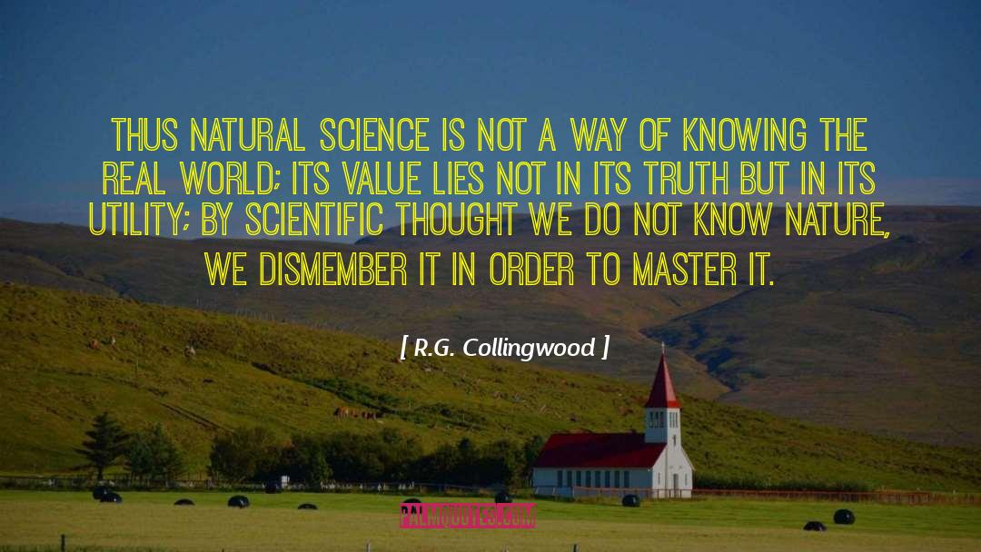 Dismember quotes by R.G. Collingwood