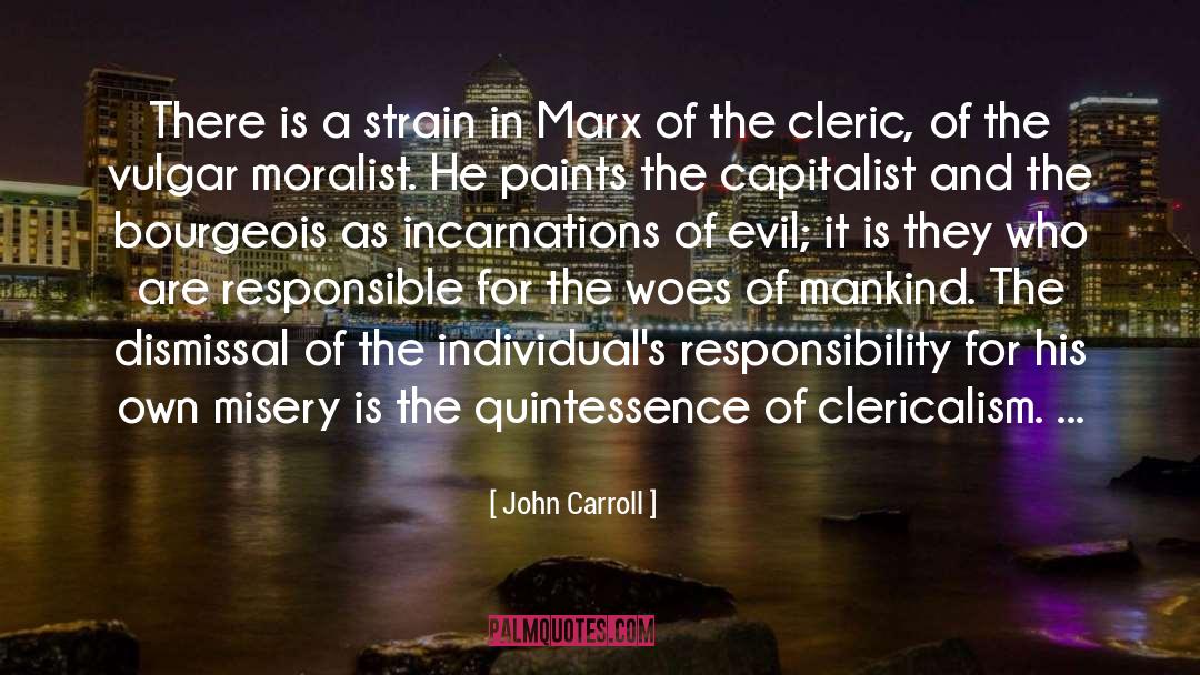 Dismissal quotes by John Carroll