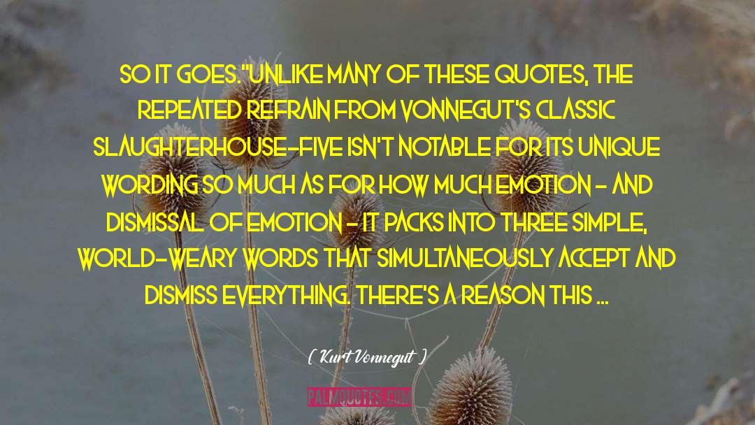 Dismissal quotes by Kurt Vonnegut