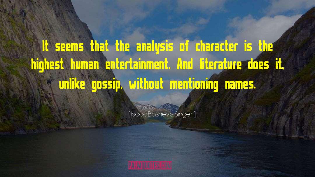 Disney Character quotes by Isaac Bashevis Singer