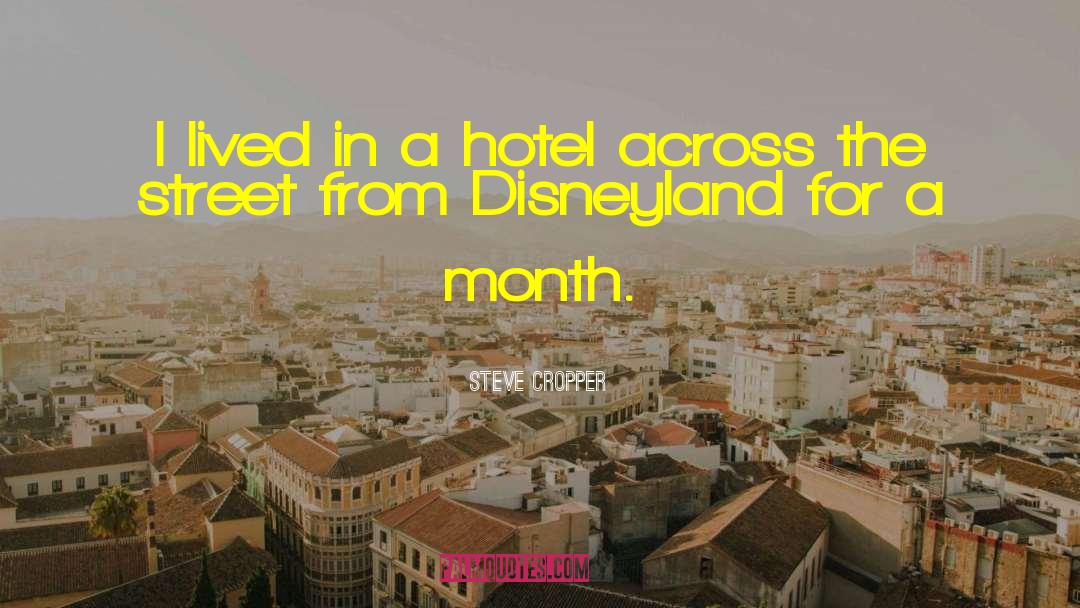 Disneyland quotes by Steve Cropper