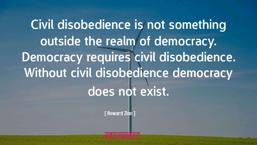 Disobedience quotes by Howard Zinn