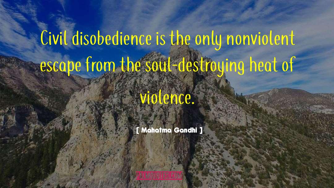 Disobedience quotes by Mahatma Gandhi
