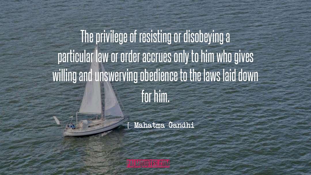 Disobeying quotes by Mahatma Gandhi