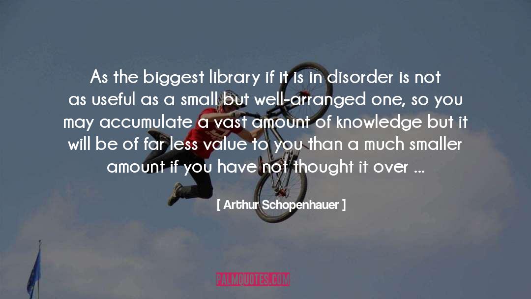 Disorder quotes by Arthur Schopenhauer