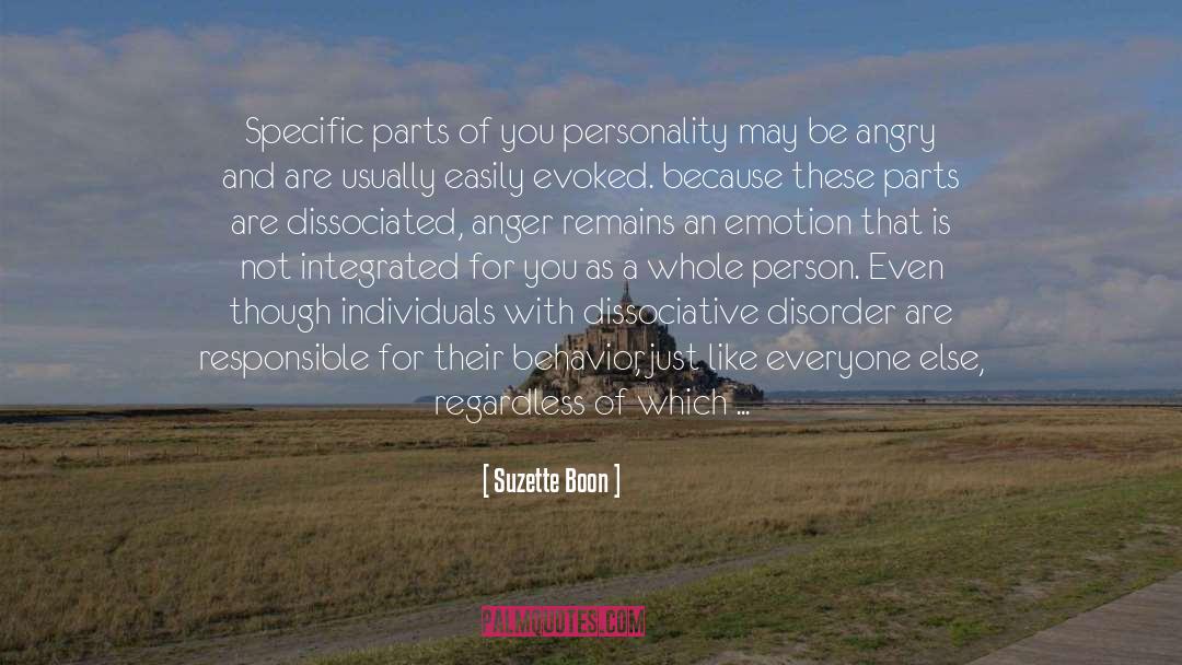 Disorder quotes by Suzette Boon