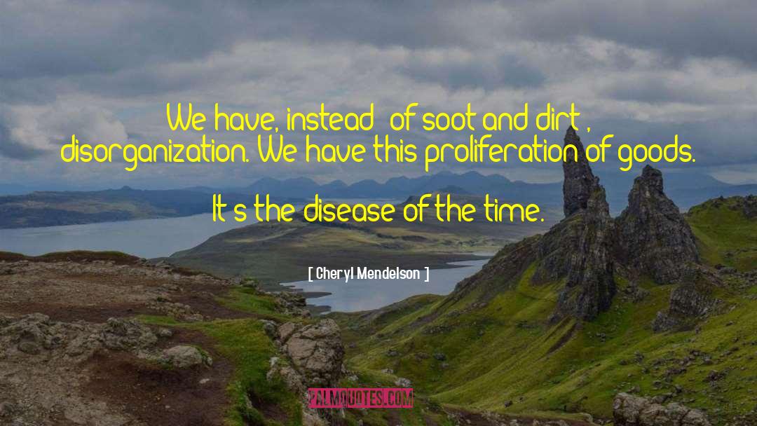 Disorganization quotes by Cheryl Mendelson