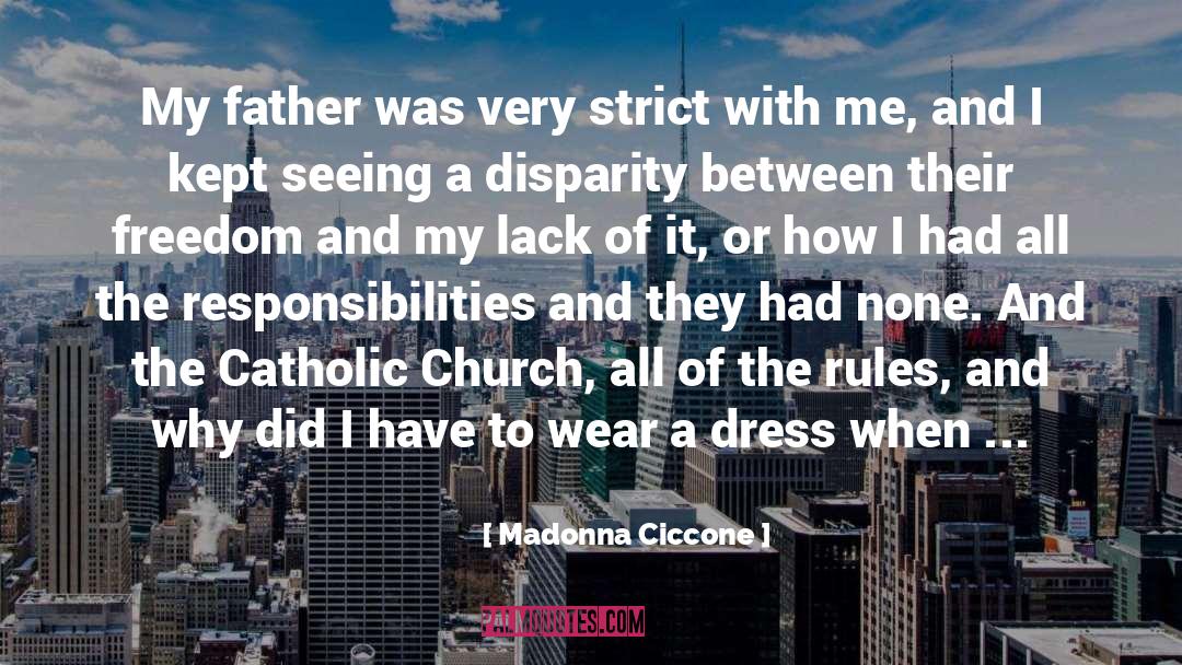 Disparity quotes by Madonna Ciccone