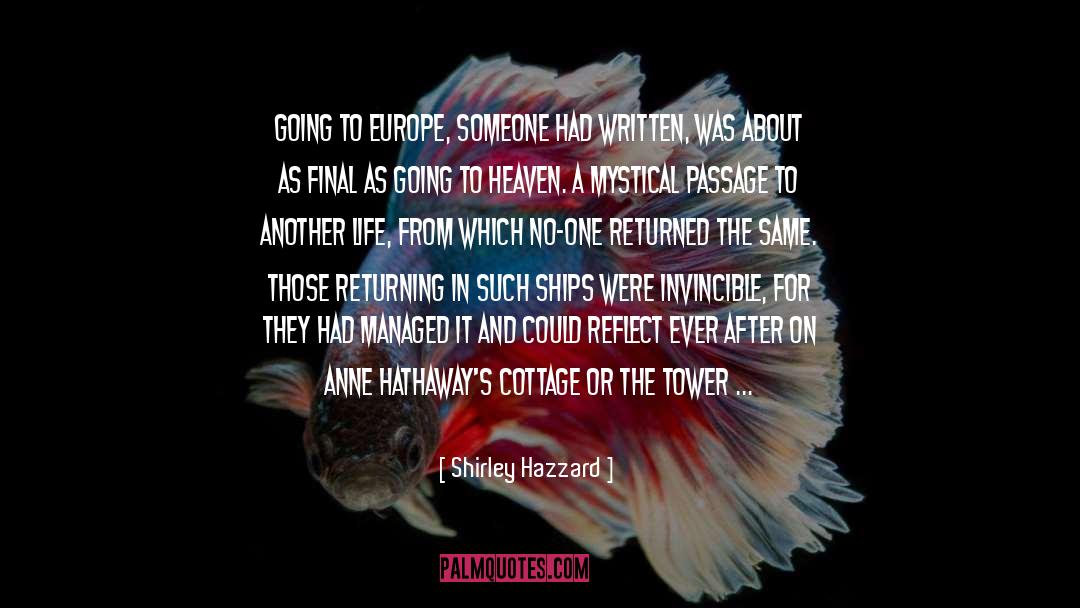 Dispatches From Elsewhere Season quotes by Shirley Hazzard
